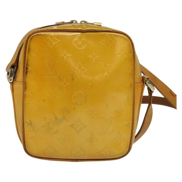 Authentic LOUIS VUITTON Monogram Vernis Wooster Shoulder Bag Gris M91036 LV - Picture 9 of 16